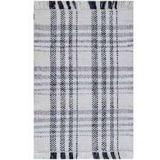 Ivory & Ash Grey Legend Flat-Woven Rug