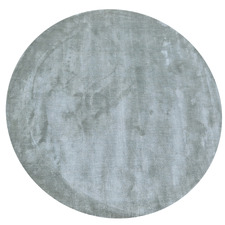 Lime Green Nova Hand-Tufted Viscose Round Rug