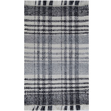 Charcoal Legend Flat-Woven Rug