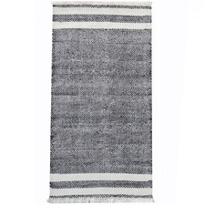 Charcoal Richmond Flat-Woven Reversible Rug