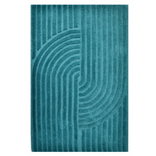 Turquoise Kellen Hand-Tufted Wool Rug