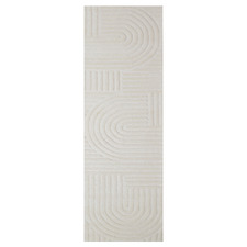 Ivory Pavi Hand-Tufted Wool Runner