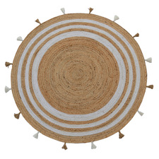 Goa Hand-Woven Jute Round Rug