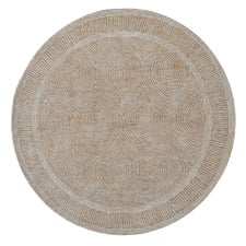 Rust Sissel Hand-Tufted Wool Round Rug