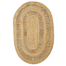 Natural Ziggy Hand-Woven Jute Rug