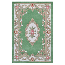 Green Lativa Hand-Tufted Wool Rug