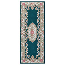 Turquoise Lativa Hand-Tufted Wool Runner
