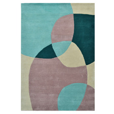 Mauve Cape Hand-Tufted Wool Rug