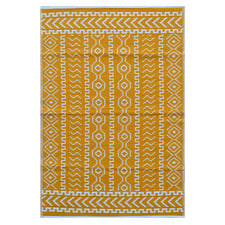 Yellow Fergus Reversible Outdoor Floor Mat