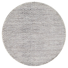 Sandstone Garry Hand-Woven Wool Round Rug
