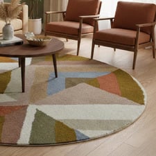 Correy Hand-Tufted Wool Round Rug