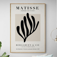 Black Coral Printed Wall Art