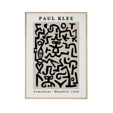 Comedians' Handbill Printed Wall Art