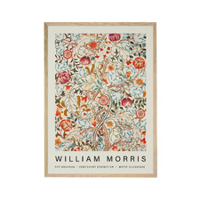 Red Flowers Printed Wall Art
