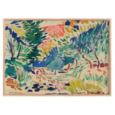 Abstract Exhibition Framed Paper Print Wall Art