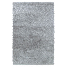 Light Grey Leamon Power-Loomed Rug
