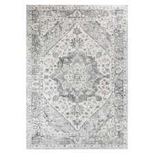 Grey Caiden Power-Loomed Rug