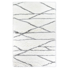 White Sawsan Shag Rug
