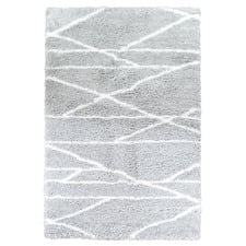 Light Grey Sawsan Shag Rug