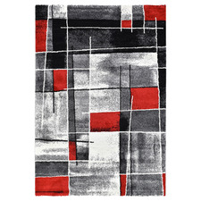 Red Joby Power-Loomed Rug