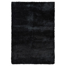 Black Krista Shag Rug