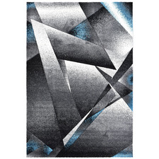 Turquoise Sophos Power-Loomed Rug