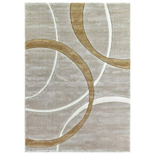 Beige Dupont Power-Loomed Rug