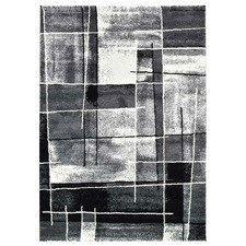 Black Joby Power-Loomed Rug