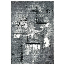 Grey Landbert Power-Loomed Rug