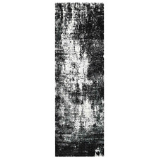 White & Black Millard Power-Loomed Rug