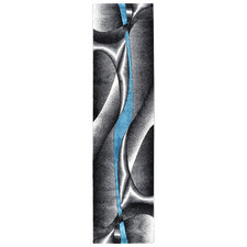 Turquoise Eutychia Power-Loomed Rug