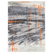 Orange Bergsbo Contemporary Rug