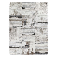 Grey & Brown Nicon Power-Loomed Area Rug