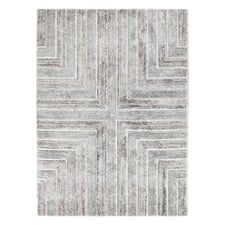 Grey & Brown Romi Power-Loomed Area Rug