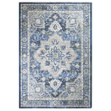 Blue Juna Power-Loomed Rug