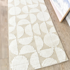 Beige & Cream April Contemporary Runner