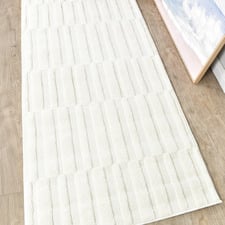 Cream Aries Contemporary Runner