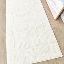 Cream April Contemporary Runner