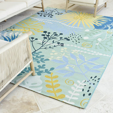 Kehlani Deep Blue Indoor/Outdoor Rug