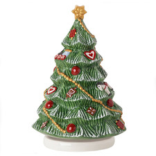 Nostalgic Melody Christmas Tree Rotating Figurine