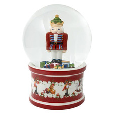 Christmas Toys Nutcracker Snow Globe