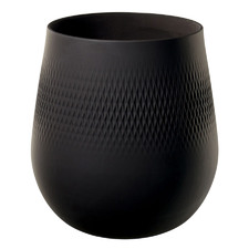 Collier Noir Carre Vase