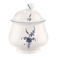 Old Luxembourg Porcelain Sugar Bowl