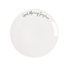 Good Morning, Sunshine Statement 21cm Porcelain Salad Plate