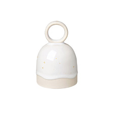 Winter Glow Porcelain Table Bell Ornament