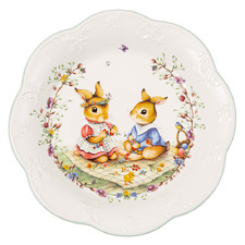 Picnic Spring Fantasy Porcelain Serving Bowl