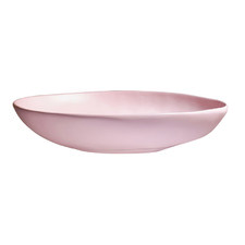 Pale Pink 39cm Resin Serving Bowl