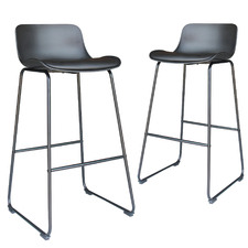 79cm Mithril Faux Leather Barstools (Set of 2)