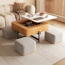 4 Seater Merritt Square Coffee Table & Chair Set