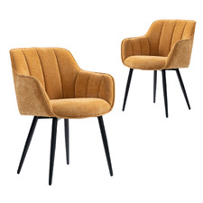 Allevia Chenille Dining Chairs (Set of 2)